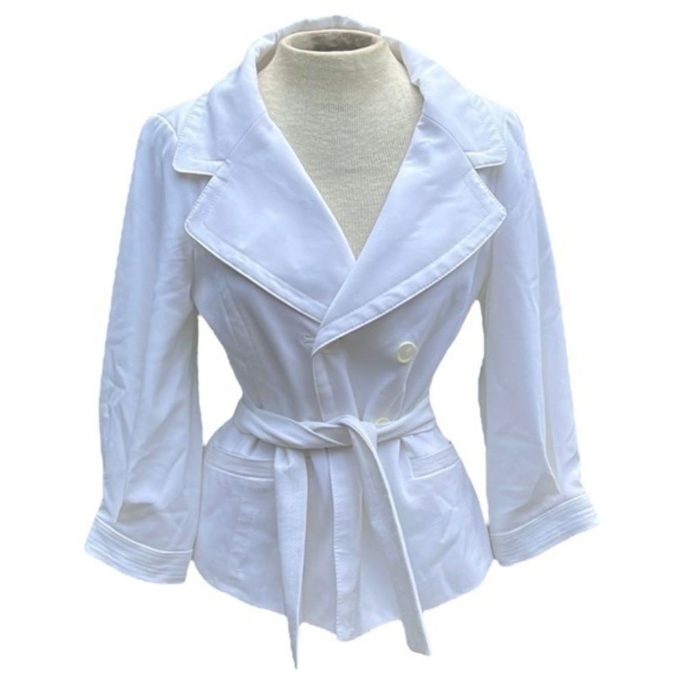 Worthington blazer white womens size small stretch